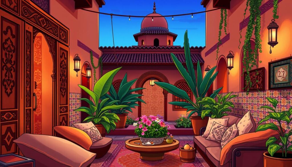 Fes to Marrakech tour accommodations