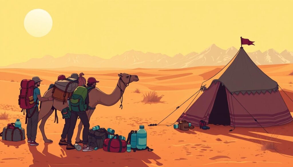 desert safari preparation