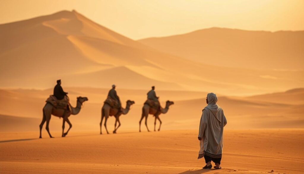 Camel Trekking in Sahara Desert