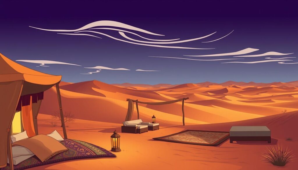 Sahara desert adventure accommodations