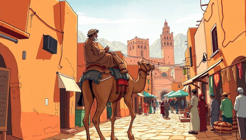 camel trekking Marrakech