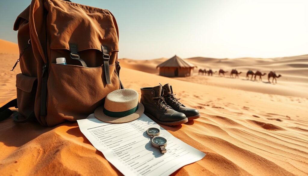 Sahara desert tour packing list