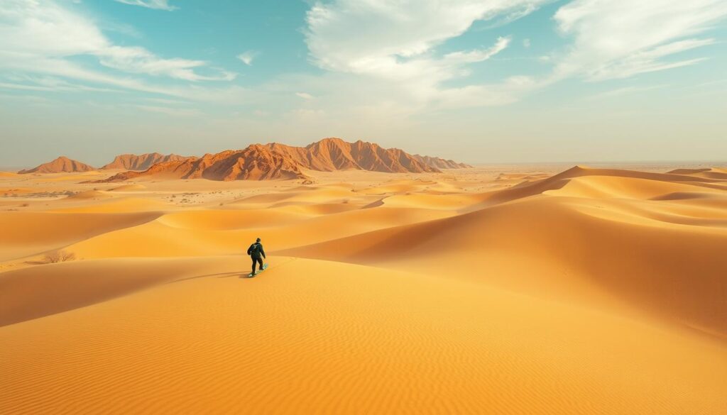 Sandboarding in Merzouga