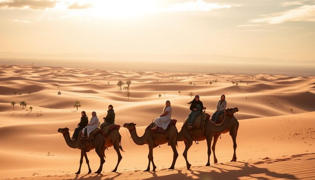 camel trekking tour Morocco