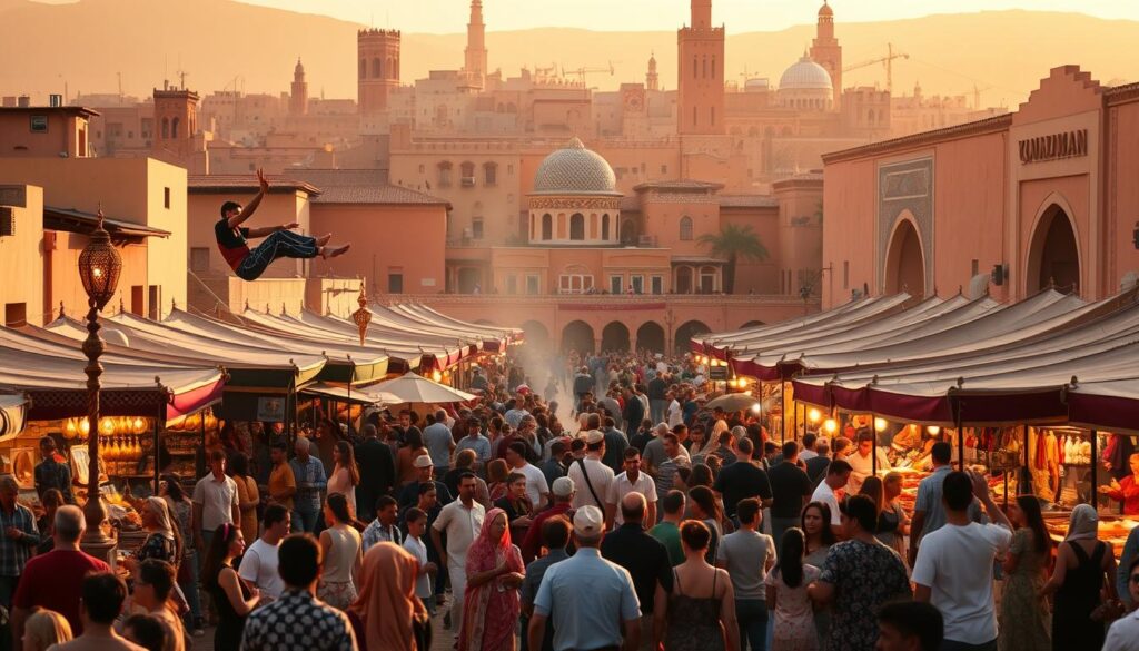 Jemaa el-Fnaa family entertainment