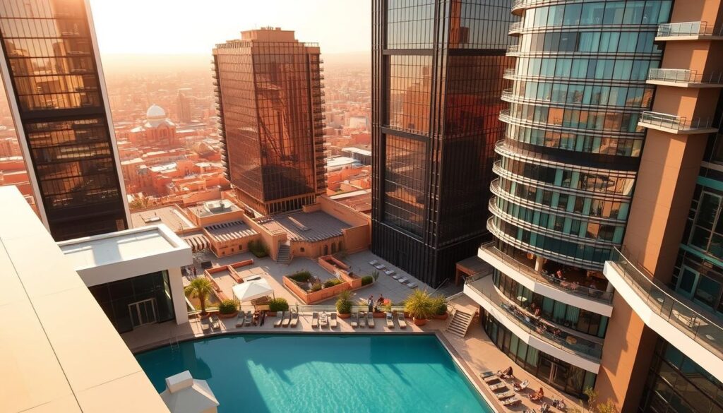 contemporary hotels in Gueliz and Hivernage