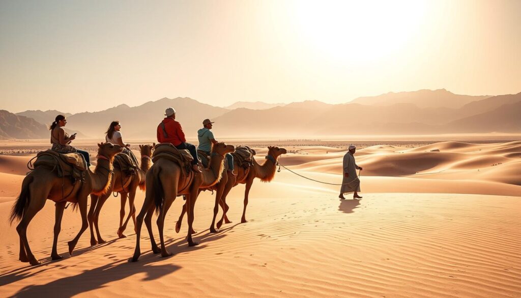 guided camel tour
