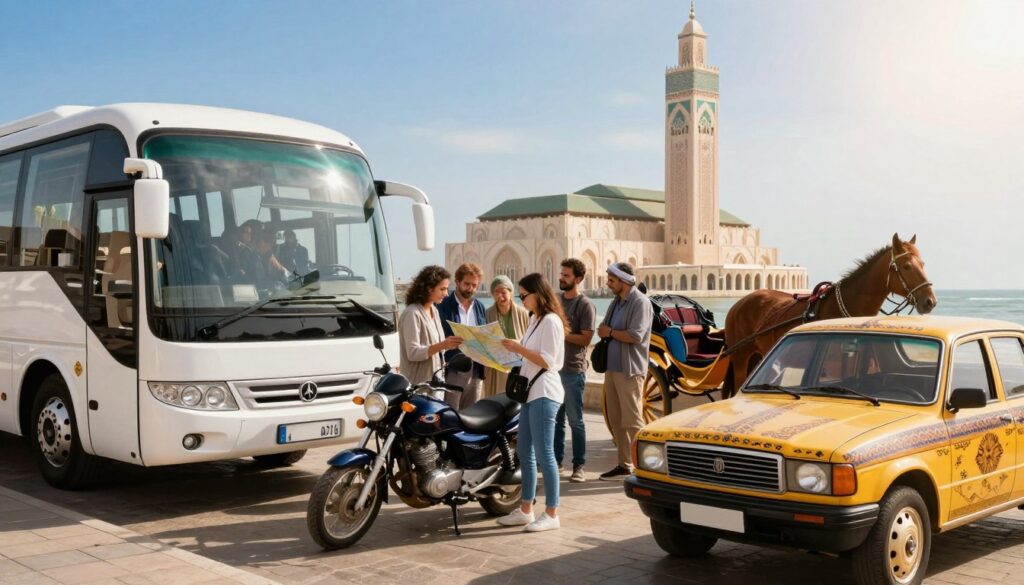 Morocco tour transportation options