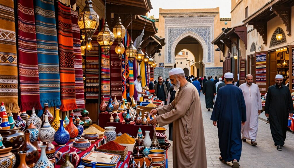 Shopping in Fez Souks Shopping in Fez Souks