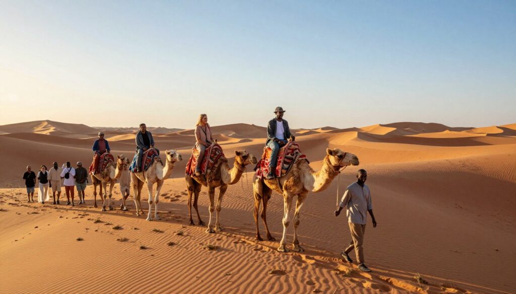 camel trekking morocco