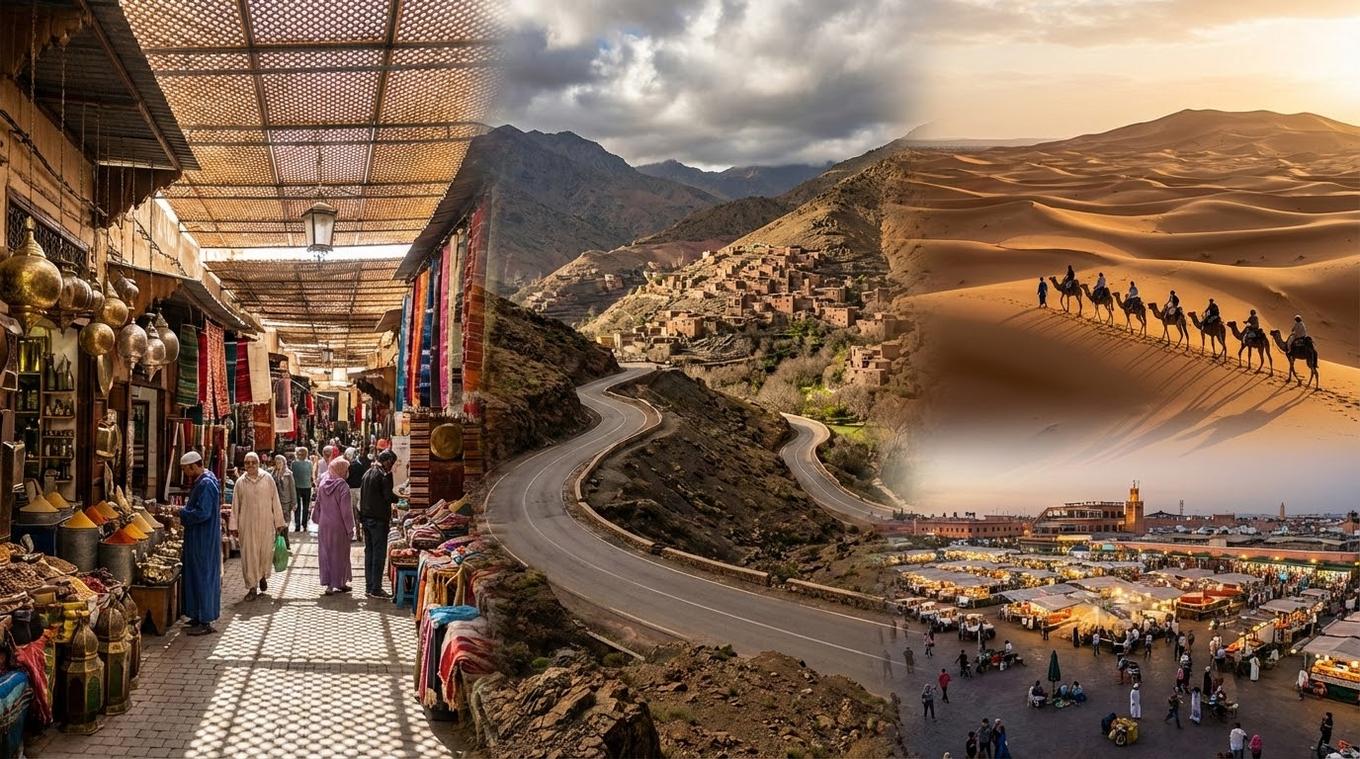 4 days tour from fes to marrakech
