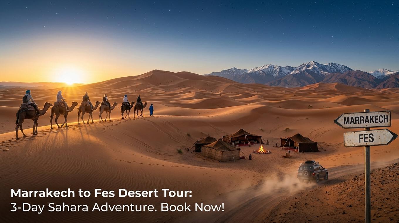marrakech to fes desert tour