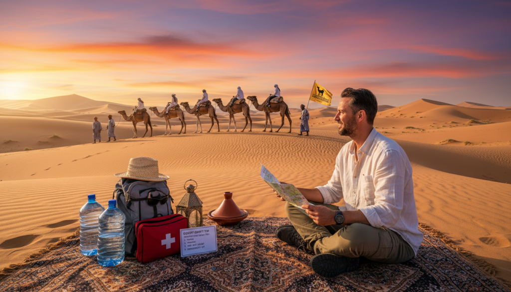 3 days trips from Marrakech to Merzouga safety tips