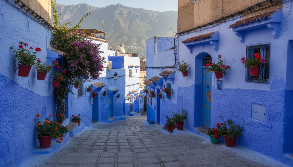 Chefchaouen blue streets