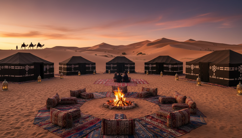 Marrakech to Merzouga tour desert camp