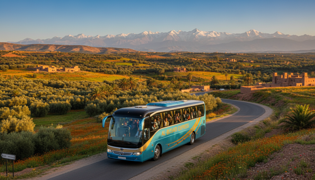 bus travel Tangier to Marrakesh