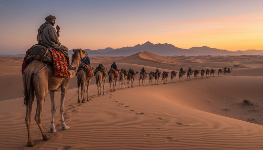 camel trekking marrakech