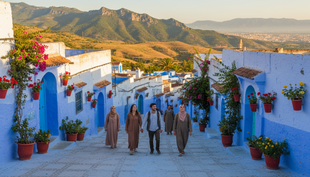 day trip from marrakech to chefchaouen