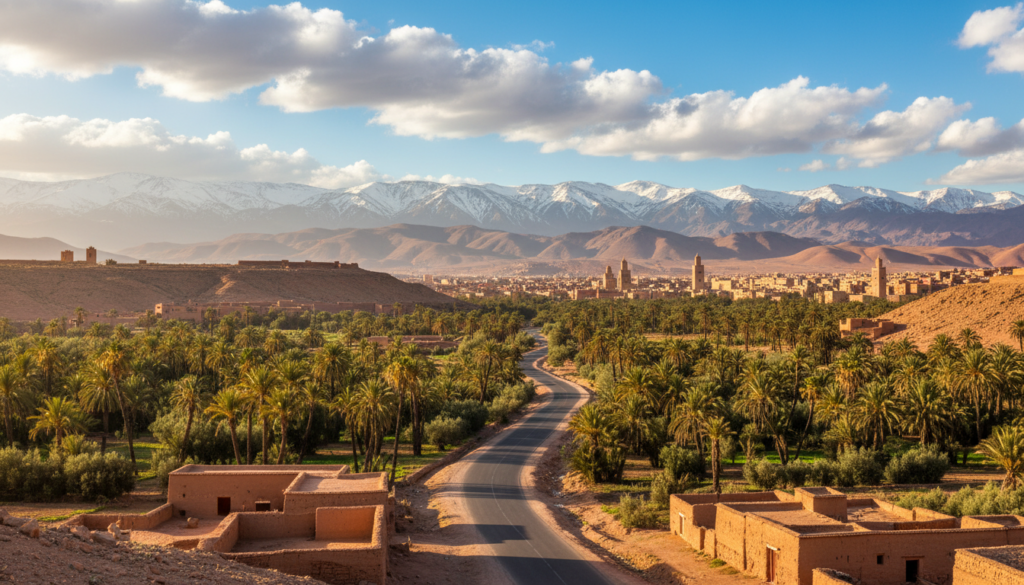 distance from casablanca to marrakech morocco