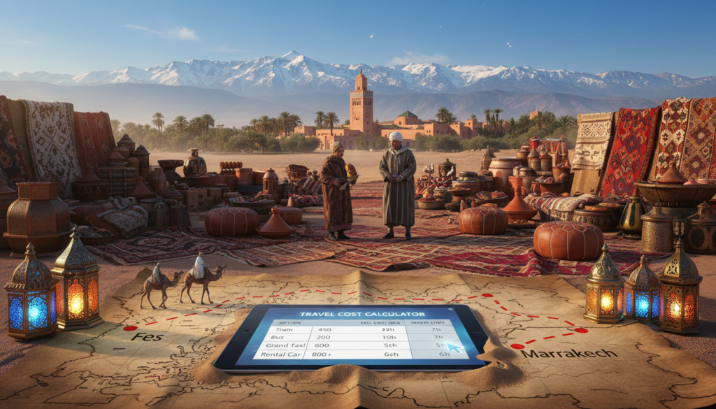 morocco fes to marrakech travel cost