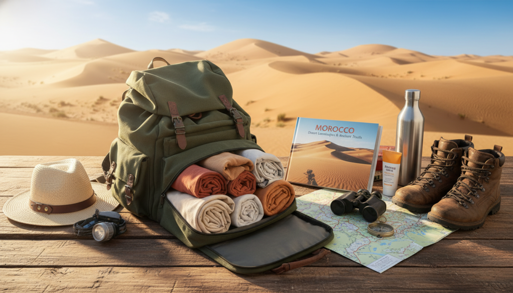 packing for desert tour