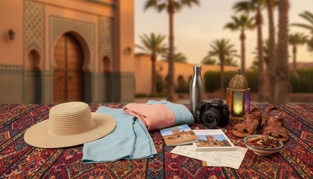 packing list for Marrakech tour