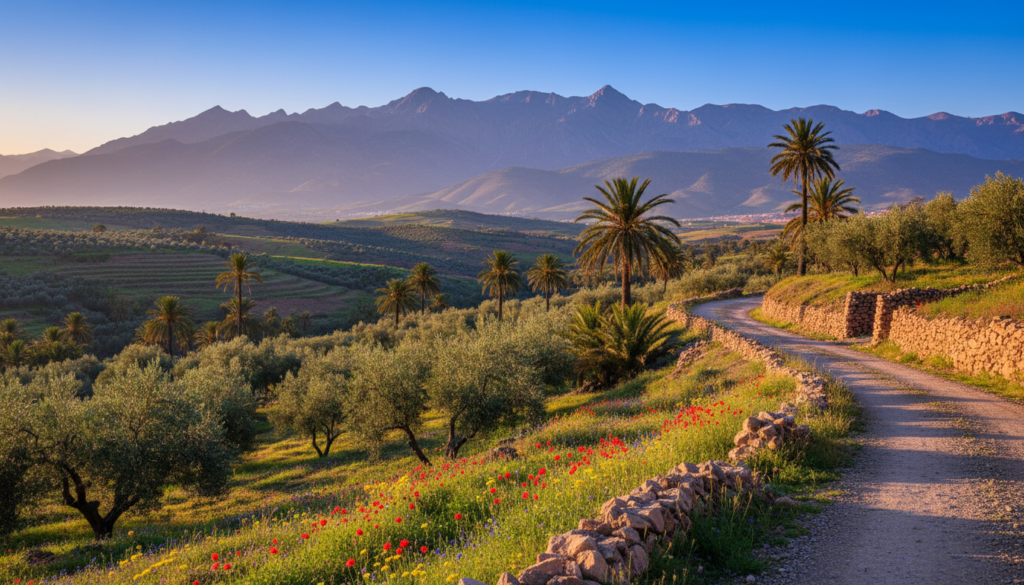 scenic views from Fes to Marrakech