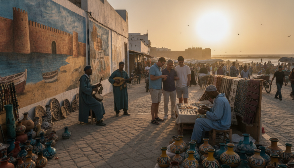 Engaging with Essaouira’s local culture and art scene