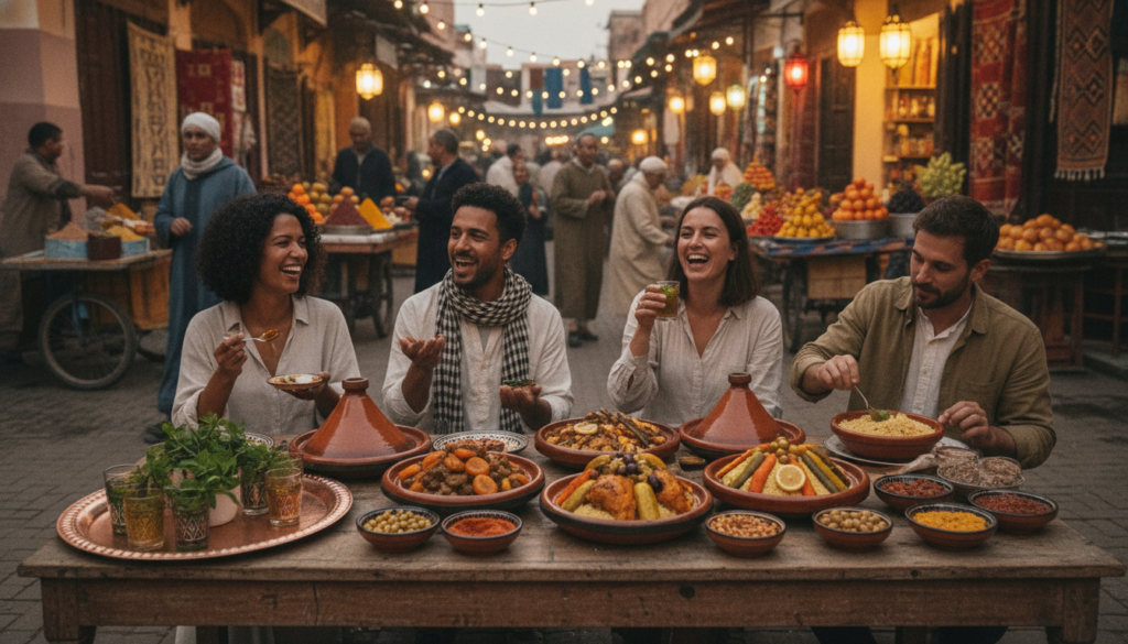 Gourmet food tour Morocco