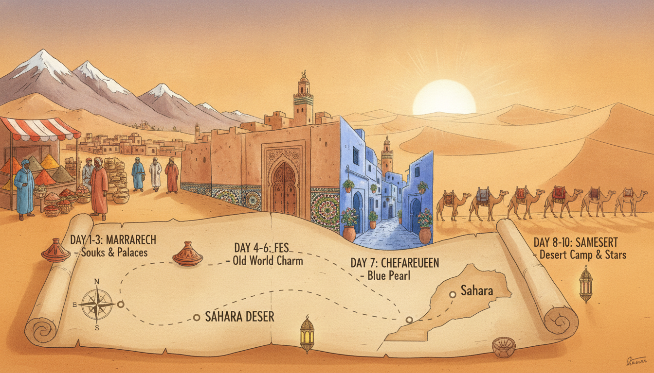 Morocco itinerary 10 days