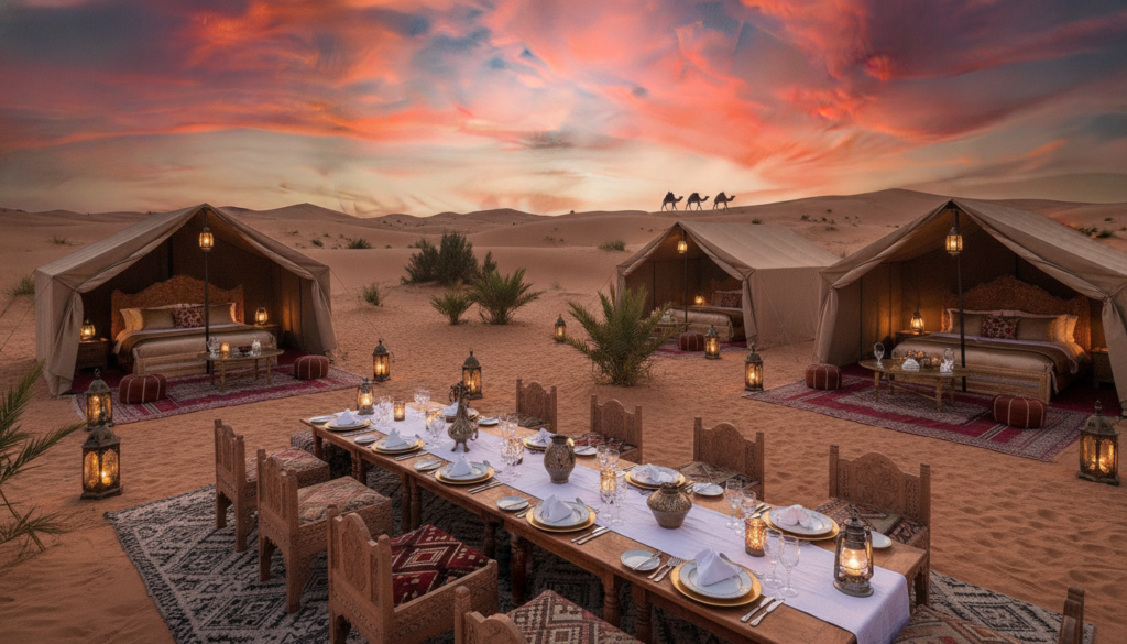 exclusive desert camp Morocco