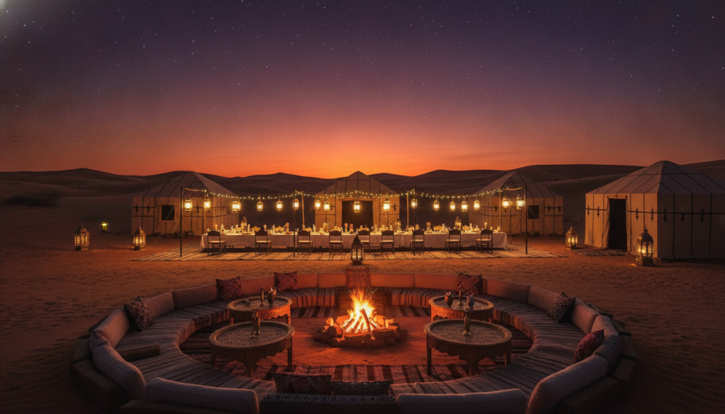 luxury camping experience