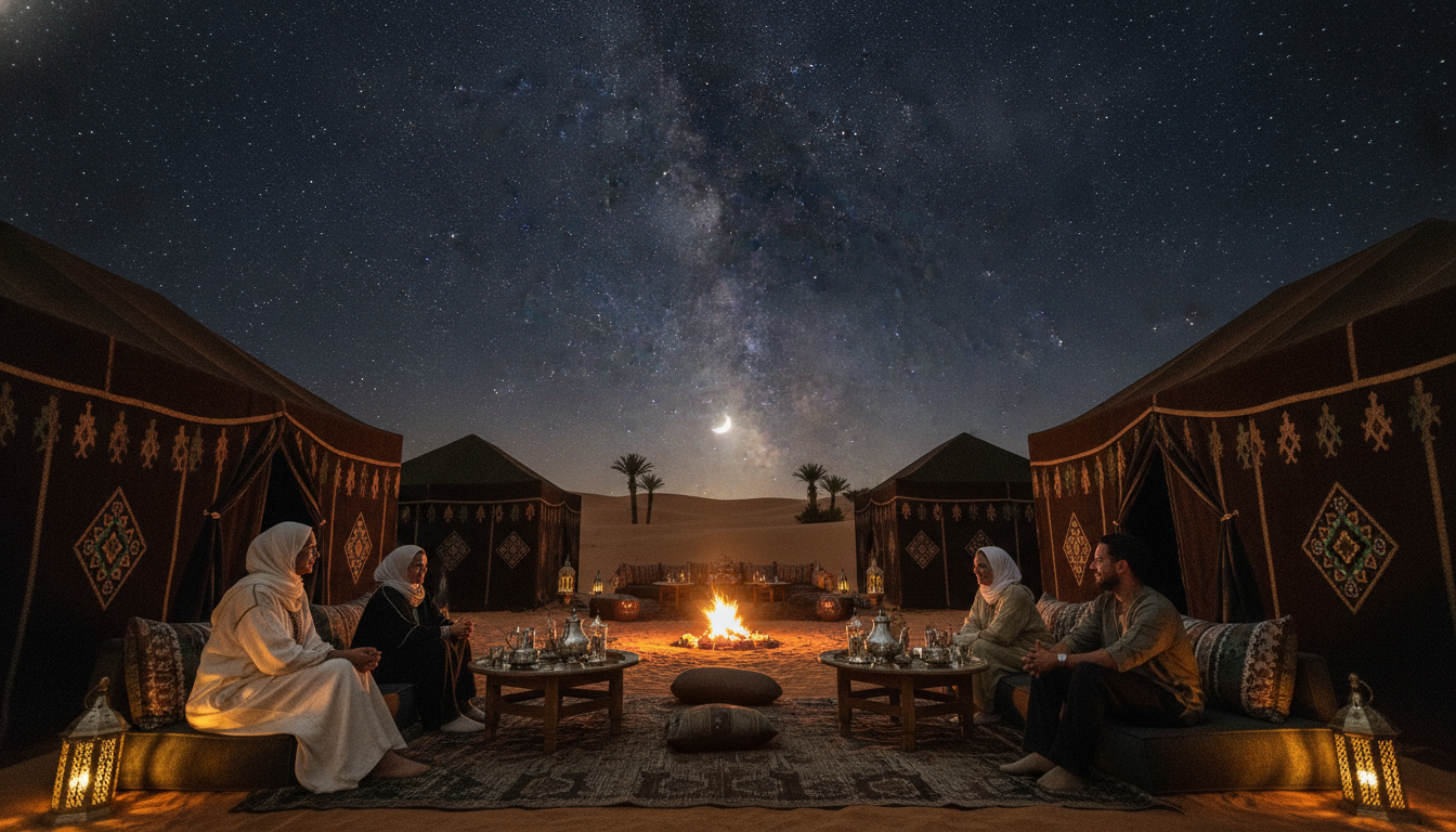 luxury desert camp Morocco