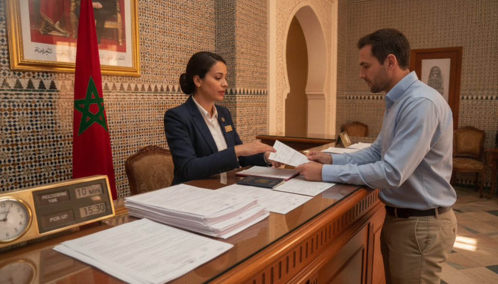 visa processing time Morocco
